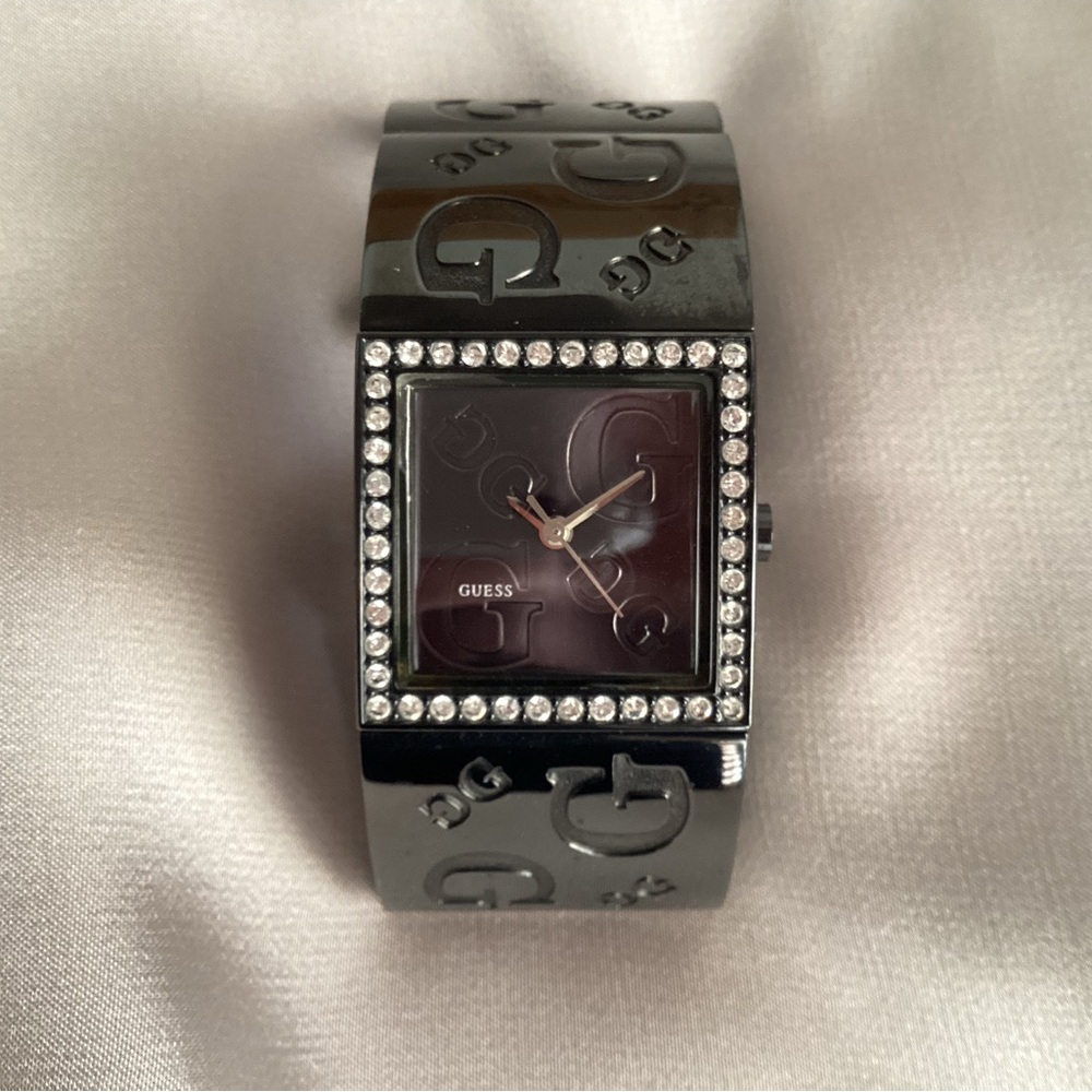 Guess Black Cuff Watch